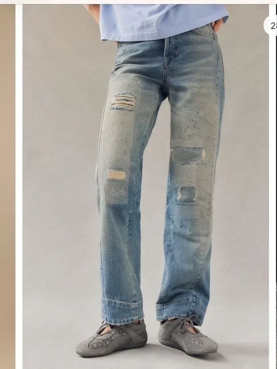 We the Free Stick Around Mid-Rise Straight Curve Jeans - Picture 5 of 8